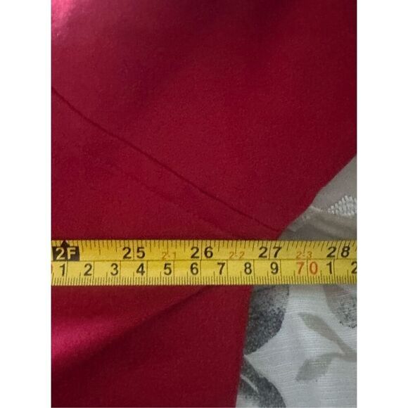 Geoffrey Beene Red Regular Fit Wrinkle Free Button-up Dress Shirt Mens Size 18 - Picture 4 of 5